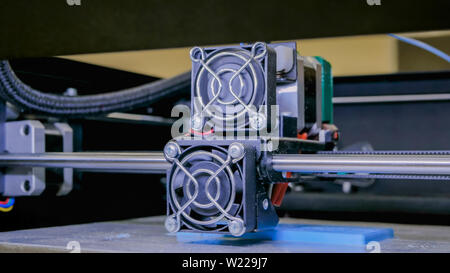 3D printer during work Stock Photo