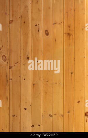 wood panel wall with natural wood grain and color backdrop Stock Photo
