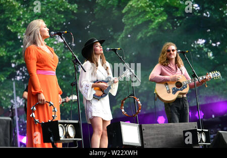 The Wandering Hearts performing at British Summer Time in Hyde Park, London. Stock Photo