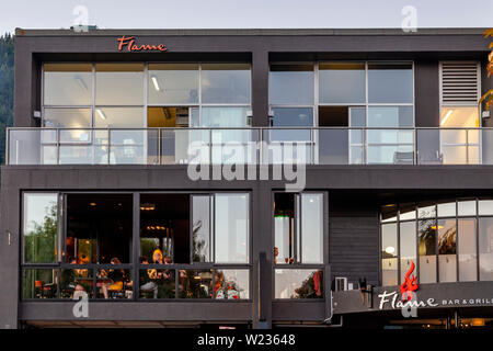 Flame Bar & Grill, Queenstown, Otago, South Island, New Zealand Stock Photo