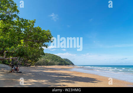 Beach at Cow Bay, Daintree Rainforest, Daintree National Park, Queensland, Australia Stock Photo