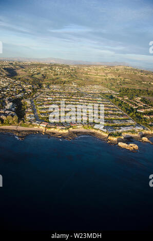 aerial stock photo of Newport Beach California Stock Photo