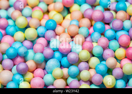Colorful bright background, multi-colored balls. Sweet nice background candy Stock Photo
