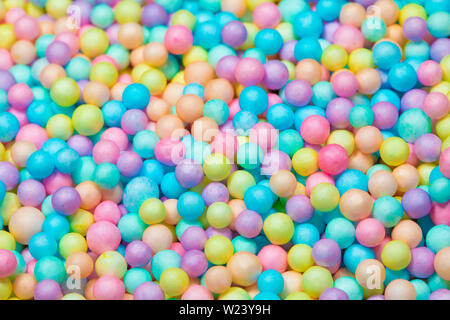 Colorful bright background, multi-colored balls. Sweet nice background candy Stock Photo
