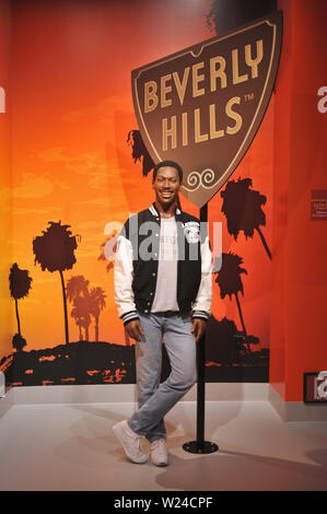 LOS ANGELES, CA. July 21, 2009: Eddie Murphy waxwork figure - grand opening of Madame Tussauds Hollywood. The new $55 million attraction is the first ever Madame Tussauds in the world to be built from the ground up. It is located on Hollywood Boulevard immediately next to the world-famous Grauman's Chinese Theatre. © 2009 Paul Smith / Featureflash Stock Photo