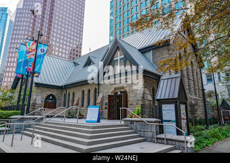 Canada, British Columbia, Vancouver, Christ Church Cathedral, Anglican Church of Canada Stock Photo