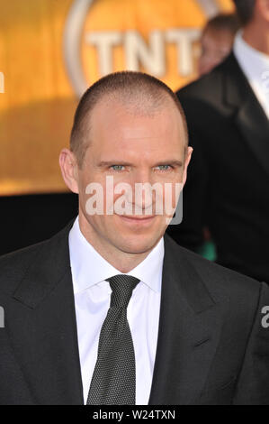 LOS ANGELES, CA. January 25, 2009: Ralph Fiennes at the 15th Annual Screen Actors Guild Awards at the Shrine Auditorium, Los Angeles. © 2009 Paul Smith / Featureflash Stock Photo