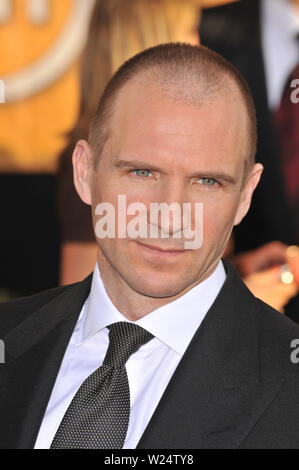 LOS ANGELES, CA. January 25, 2009: Ralph Fiennes at the 15th Annual Screen Actors Guild Awards at the Shrine Auditorium, Los Angeles. © 2009 Paul Smith / Featureflash Stock Photo