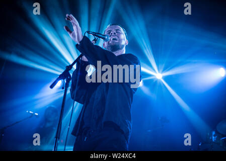 Brighton, UK. 5 July 2019. Maverick Sabre performs at Concorde 2 Brighton. Pictured Maverick Sabre also known as Michael Stafford  © Andy Sturmey / Alamy Live News Stock Photo