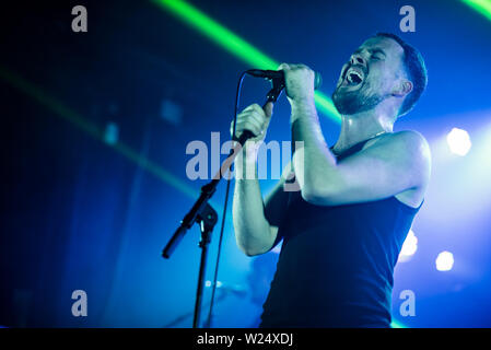 Brighton, UK. 5 July 2019. Maverick Sabre performs at Concorde 2 Brighton. Pictured Maverick Sabre also known as Michael Stafford  © Andy Sturmey / Alamy Live News Stock Photo