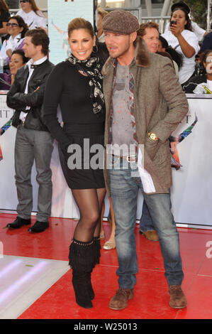 LOS ANGELES, CA. October 27, 2009: Daisy Fuentes & Matt Goss at the premiere of Michael Jackson's 'This Is It' at the Nokia Theatre, L.A. Live in downtown Los Angeles. © 2009 Paul Smith / Featureflash Stock Photo