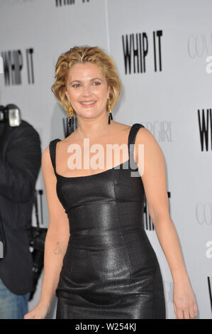 LOS ANGELES, CA. September 29, 2009: Drew Barrymore at the Los Angeles premiere of her new movie 'Whip It' at Grauman's Chinese Theatre, Hollywood. The movie marks her directorial debut. © 2009 Paul Smith / Featureflash Stock Photo