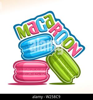 Vector logo for Macaroon Stock Vector