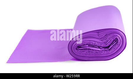 Pink Roll Garbage Bag Isolated White Background Stock Photo by ©serezniy  648823504