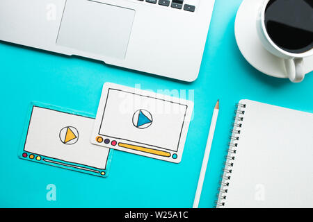 Viral marketing,Social media,Online marketing concepts ideas Stock Photo