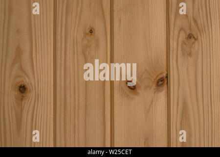 Natural wooden panel texture background with light pine boards, vertical planks pattern, clean organic wood surface for design Stock Photo