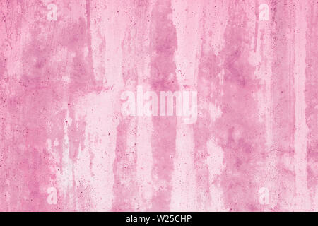 Pink Grunge Concrete Wall Texture with Weathered Stains, Abstract Pastel Cement Background for Minimal Design and Decorative Backdrop Stock Photo