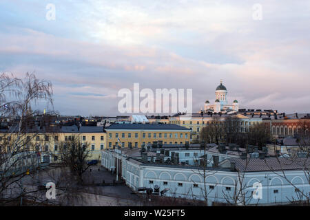 Helsinki, Finland - December 27, 2017: view of the city Stock Photo