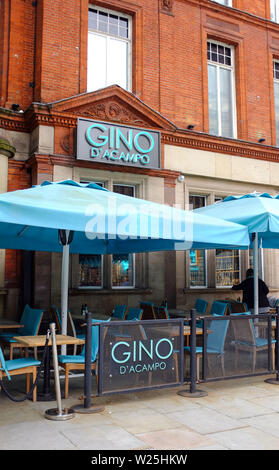 Gino D' Acampo Liverpool Italian restaurant in Liverpool Stock Photo