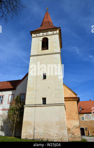 Minorite monastery with the Church of Corpus Christi, Český Krumlov, Czech Republic, Europe Stock Photo