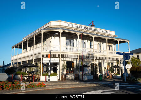 The Martinborough Hotel, Wairarapa, North Island, New Zealand Stock Photo