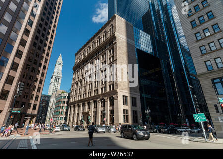 High Rise office buildings and The Custom House The Waterfront Boston ...