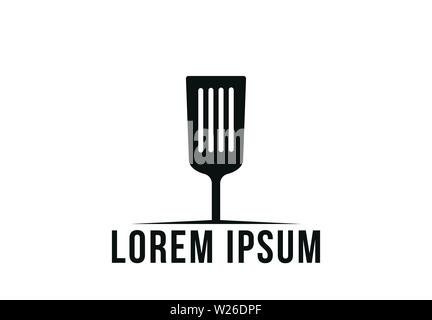 vintage chef master logo design Stock Vector