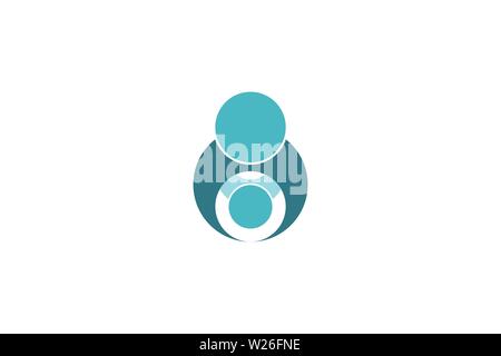 Abstract Mother and baby, care logo Designs Inspiration Isolated on White Background Stock Vector