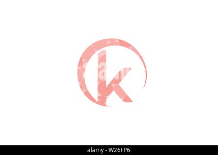 Letter K logo Designs Inspiration Isolated on White Background Stock Vector