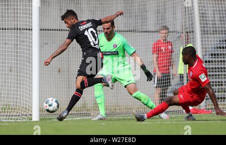 Wuppertal, Deutschland. 06th July, 2019. firo: 06.07.2019, Football, 1.Bundesliga, Season 2019/2020, Test match, WSV, Wuppertal SV - Bayer 04 Leverkusen Kerem DEMIRBAY, Leverkusen, Chance | Credit: dpa/Alamy Live News Stock Photo