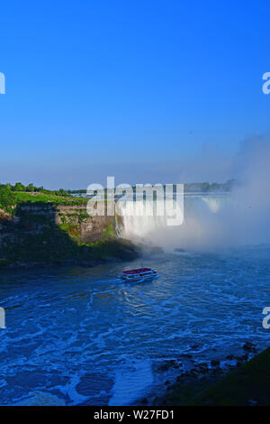 View of Horseshoe Falls in Niagara Falls, Ontario, Canada Stock Photo