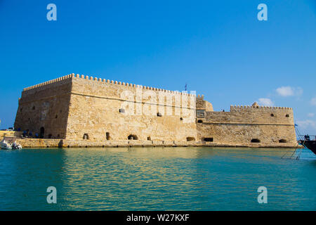 Heraklion, Crete / Greece. The traditional central market in Heraklion ...