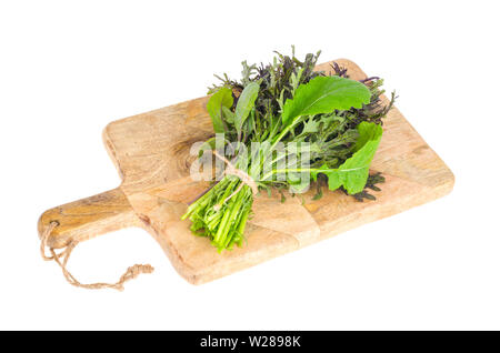 Bunch of fresh green salad leaves. Stock Photo