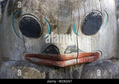 Portrait of Coast Salish Native American Indian Girl wearing ...