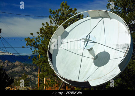 Large White Old Satellite Dish During the Day Stock Photo