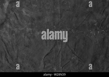 Grunge flax fabric texture for background, black color. Abstract black fabric texture background or dark gray fabric texture seamless background. Stock Photo