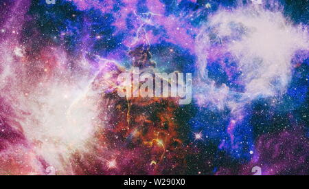 Starfield stardust and nebula space. Galaxy creative background. Elements of this image furnished by NASA. Stock Photo