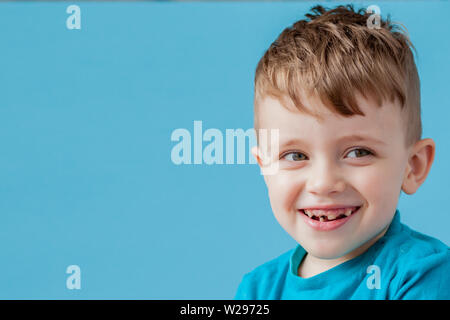 Little mix rate boy making fun face in many emotions. Stock Photo