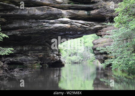 Natural Arch. Pickett State Park in Jamestown, Tennessee. Pickett State ...