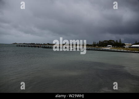 Rottnest Island Marina, Perth Western Australia Stock Photo