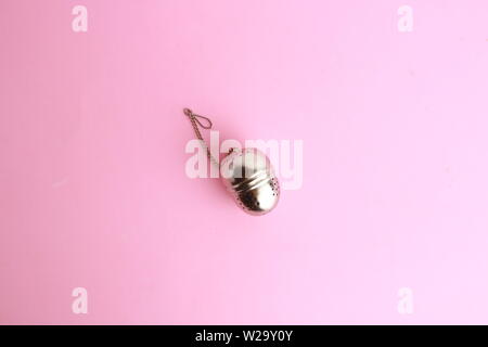 Tea infuser strainer filter tea stainless steel ball Stock Photo