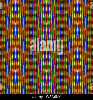 LGBTQ color abstract knitted pattern. Rainbow color seamless pattern. Design for sweater, scarf, comforter or clothes texture. Vector illustration Stock Vector