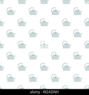 Kitchen kettle pattern seamless vector repeat for any web design Stock Vector