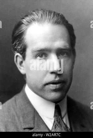 Niels Bohr, physicist. Niels Henrik David Bohr (1885 – 1962) Danish physicist who made foundational contributions to understanding atomic structure and quantum theory, for which he received the Nobel Prize in Physics in 1922. Stock Photo
