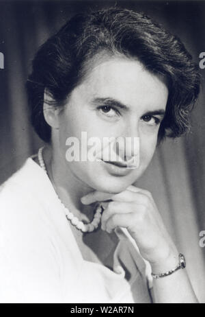 Rosalind Elsie Franklin (1920 – 1958) English chemist and X-ray crystallographer whose work was central to the understanding of the molecular structures of DNA Stock Photo