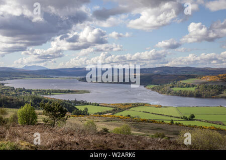 View from Struie Hill, Highlands, Scotland, UK Stock Photo