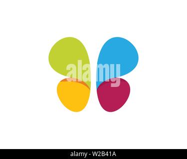 Beauty Butterfly Vector icon design Stock Vector
