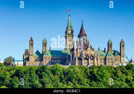 Ottawa Parliament Hill Stock Photo