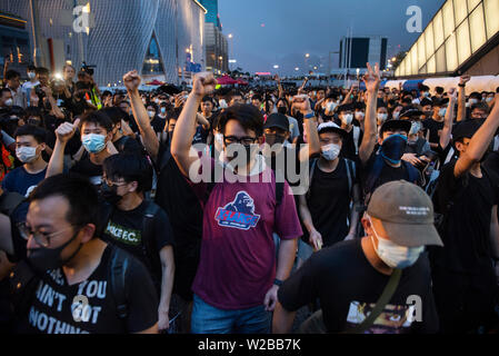 Hong Kong Protests July Kowloon Stock Photo - Alamy