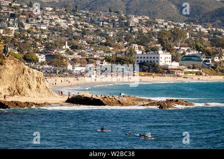 Laguna Beach Coastline in california Stock Photo